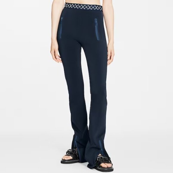 LOUIS VUITTON FLIGHT MODE LEGGINGS 1A9L1H NAVY BLUE SIZE 40 (M-L) PRELOVED - Picture 2 of 9